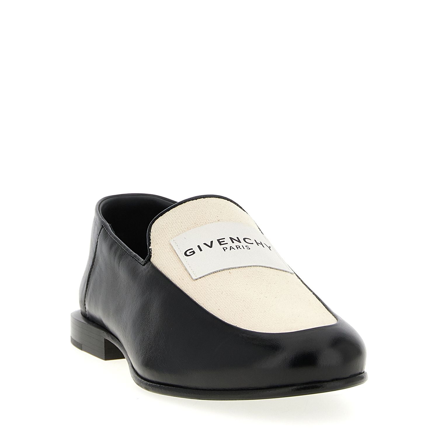 Givenchy Black Lamb Leather Slip-On Loafers