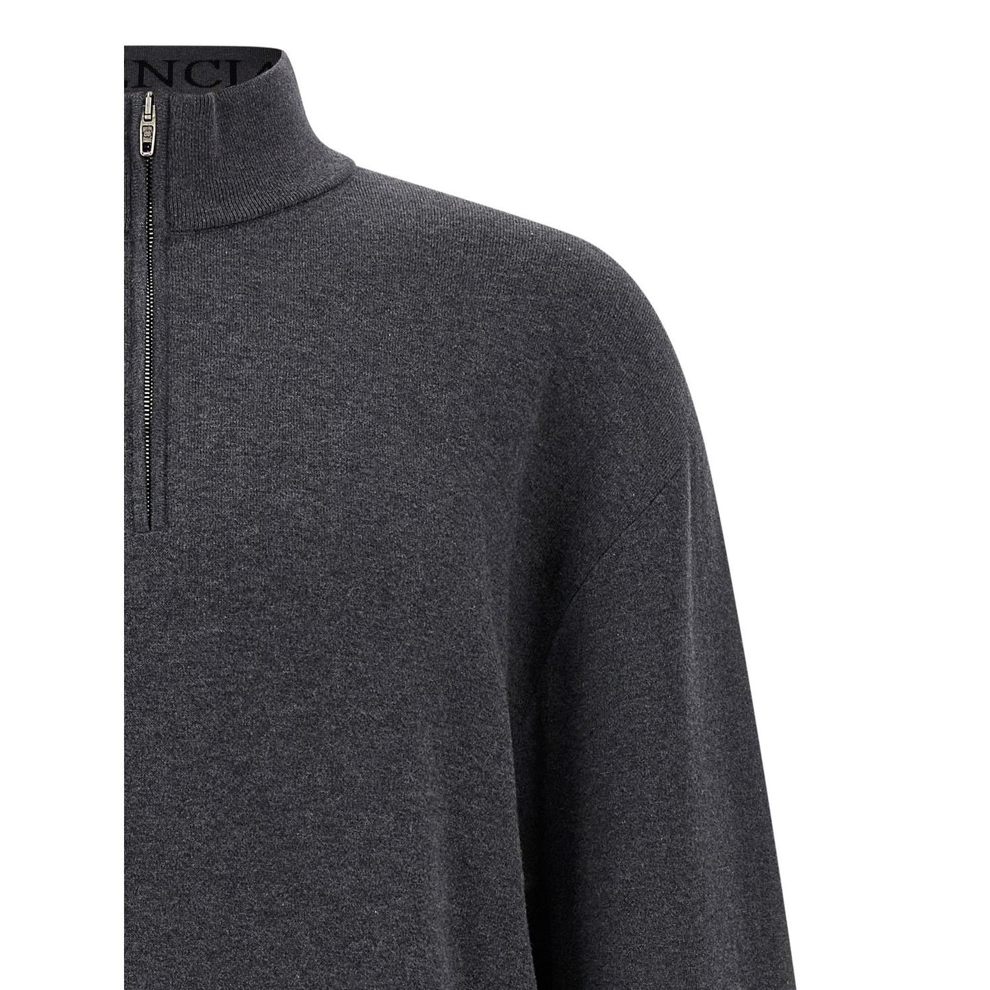 Balenciaga Gray Cotton Cardigan