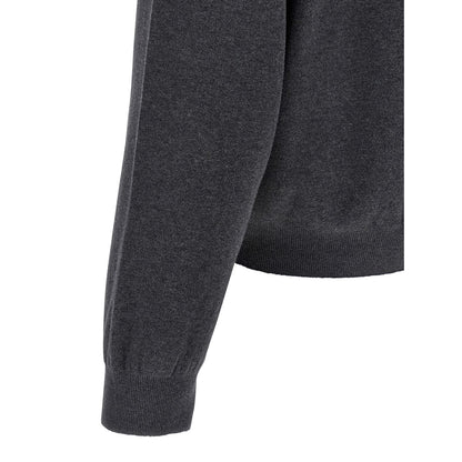 Balenciaga Gray Cotton Cardigan