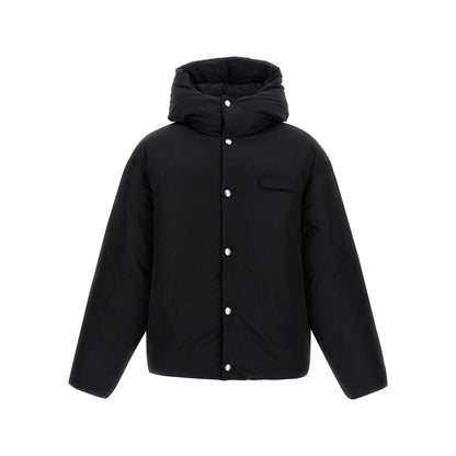 Jacquemus Black Polyamide Full-Length Jacket