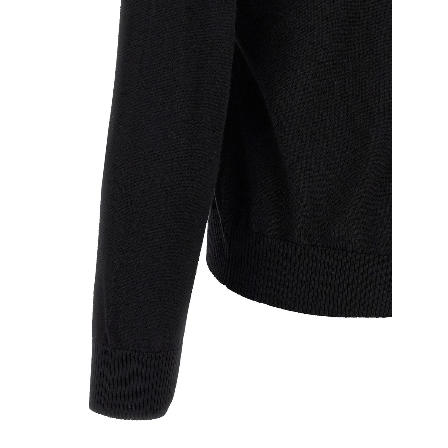 Fendi Black Virgin Wool Cardigan