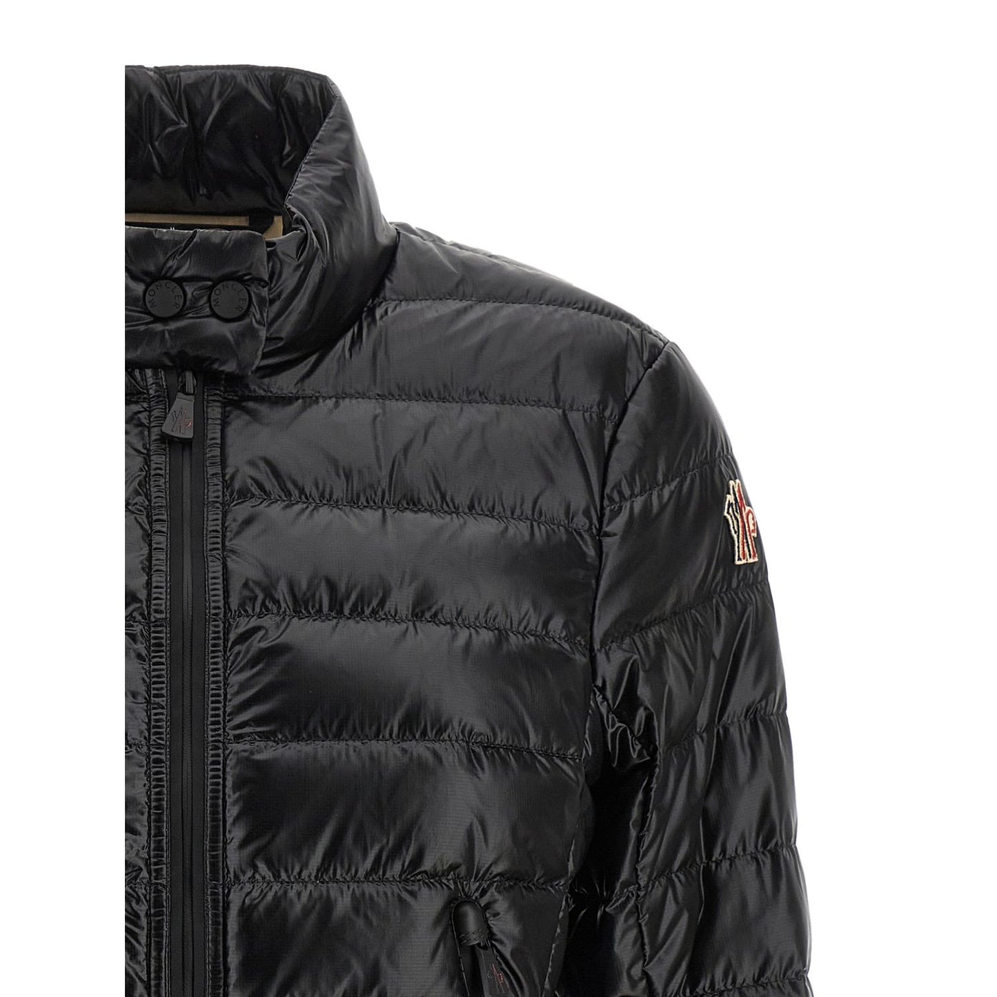 Moncler Grenoble Black Polyamide Full-Length Jacket