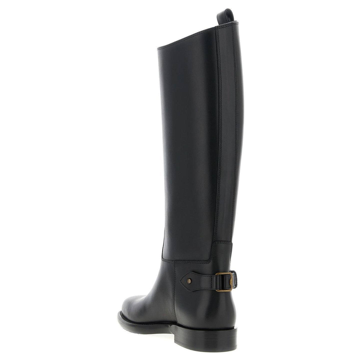 Burberry Black Calfskin Over The Knee