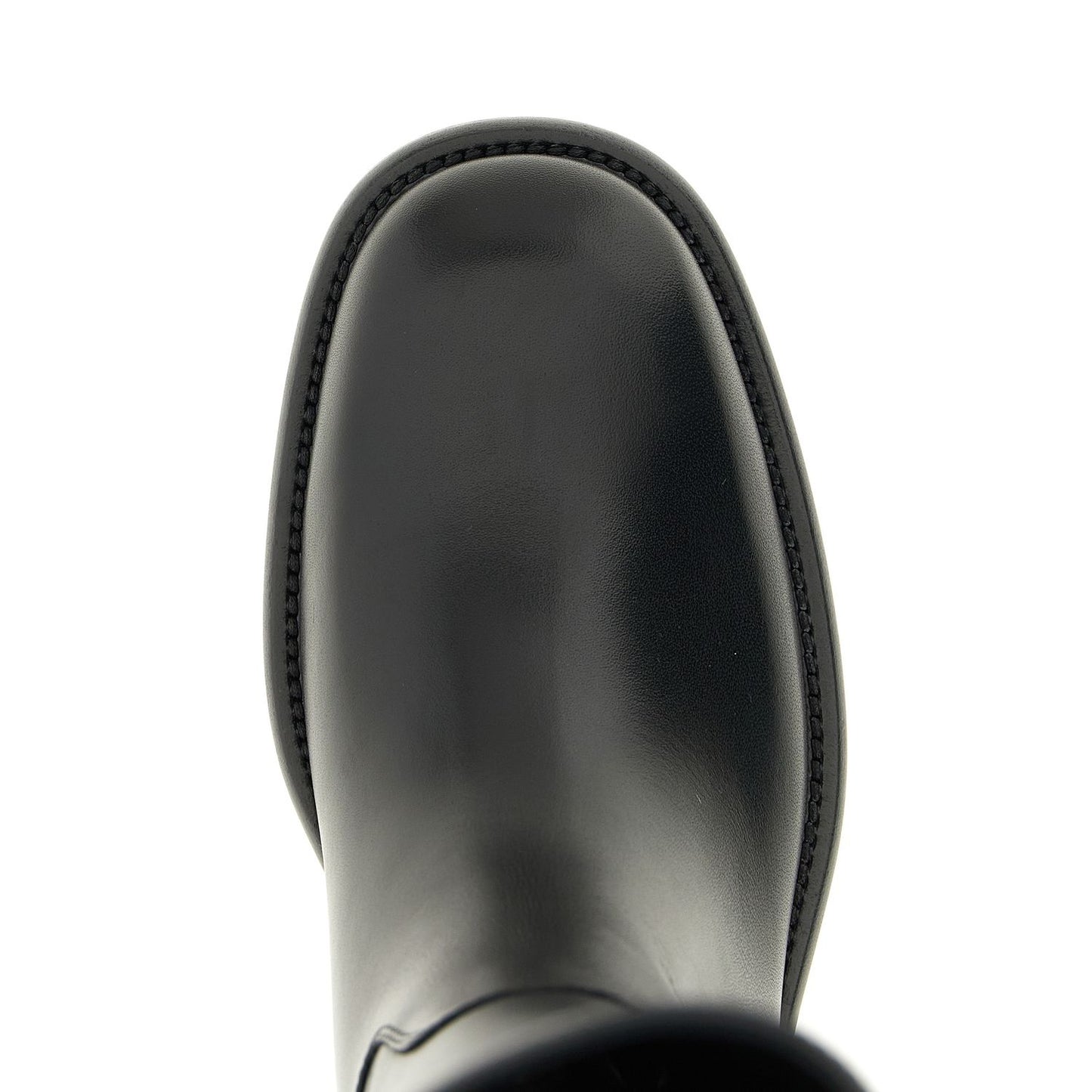 Burberry Black Calfskin Over The Knee