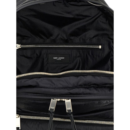 Saint Laurent Black Calfskin Backpack