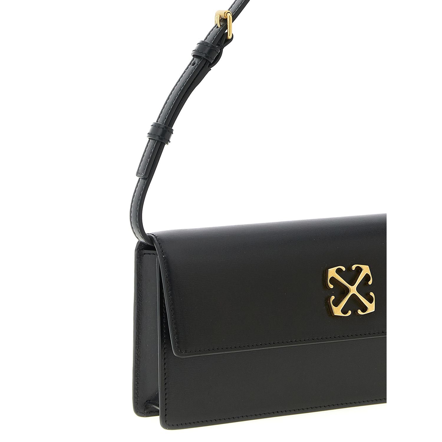 Off-White Black Polyester Shoulder Bag