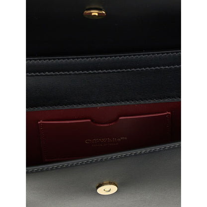 Off-White Black Polyester Shoulder Bag