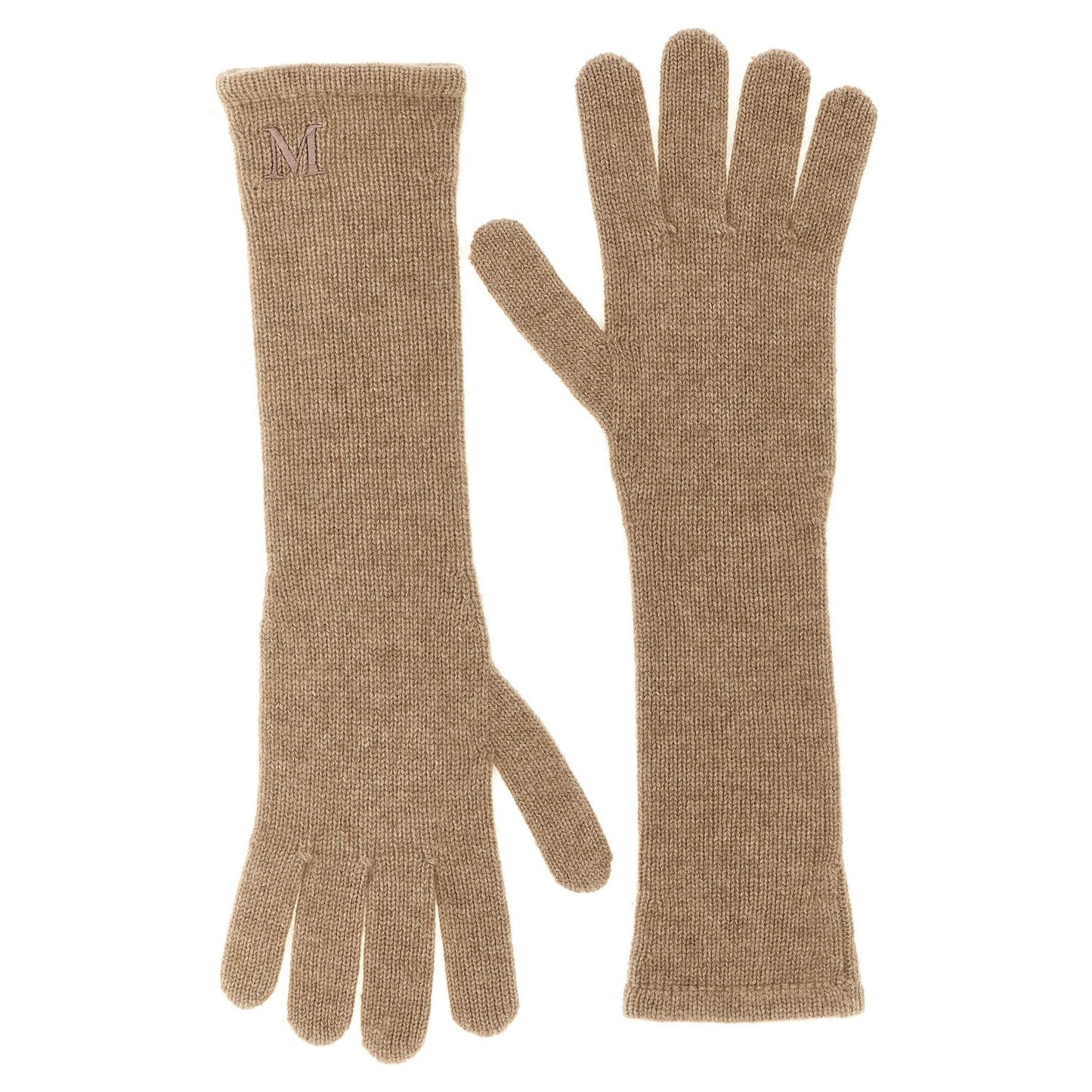 Max Mara Beige Cashmere Gloves