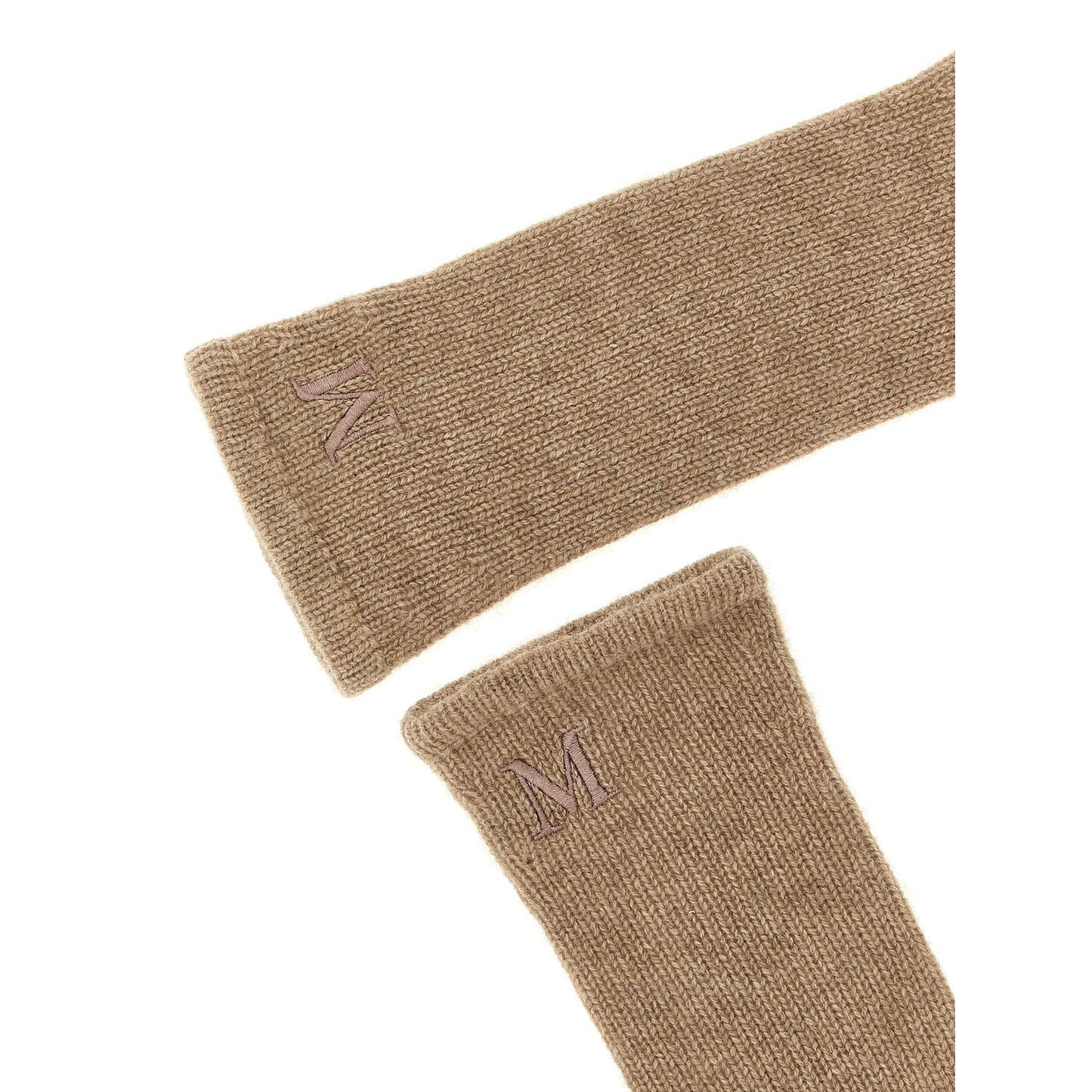 Max Mara Beige Cashmere Gloves