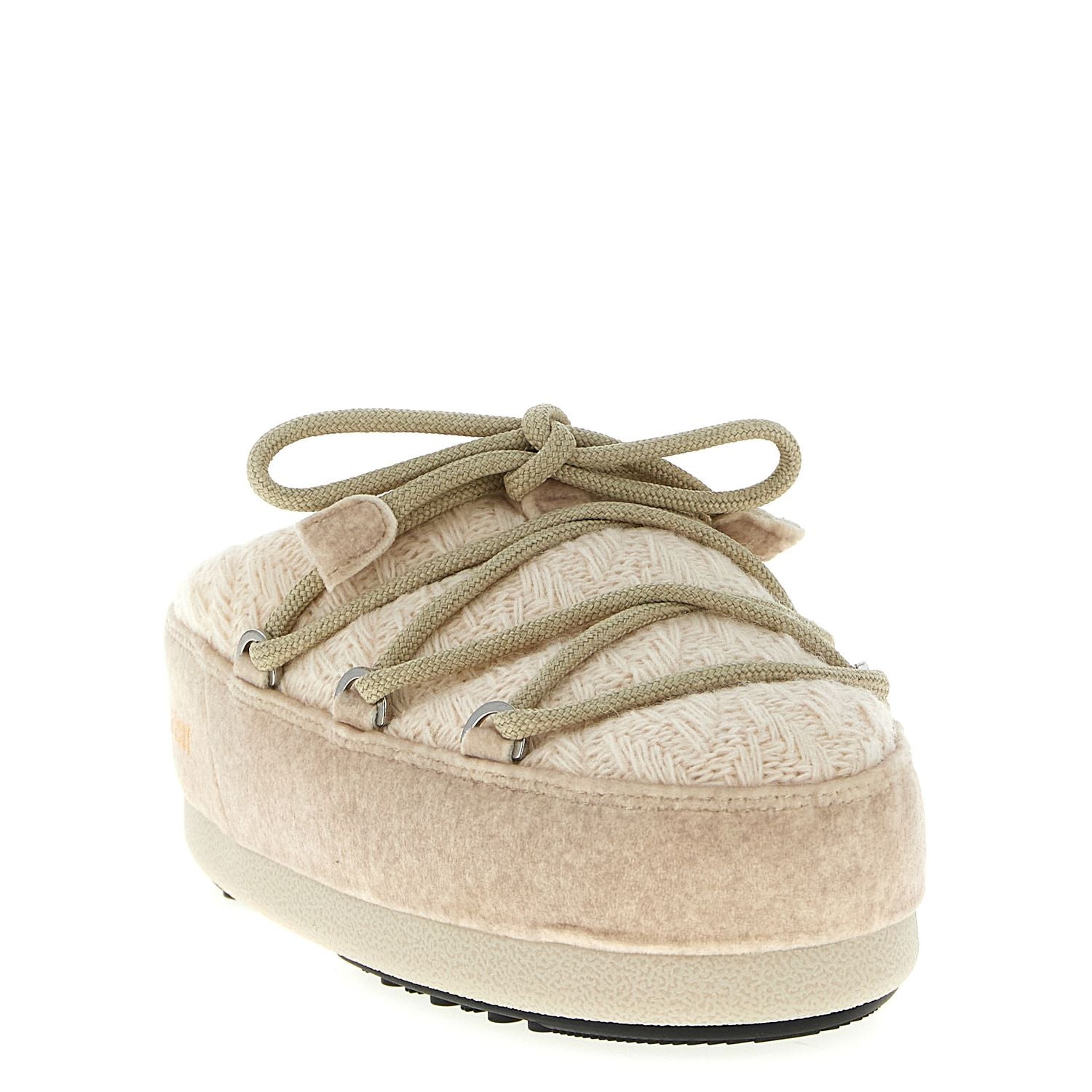 Moon Boot Beige Polyester Flat Boots