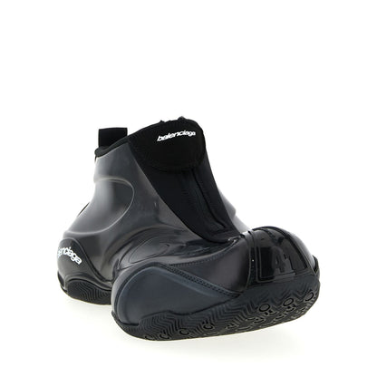 Balenciaga Black Polyester Athletic Sneakers