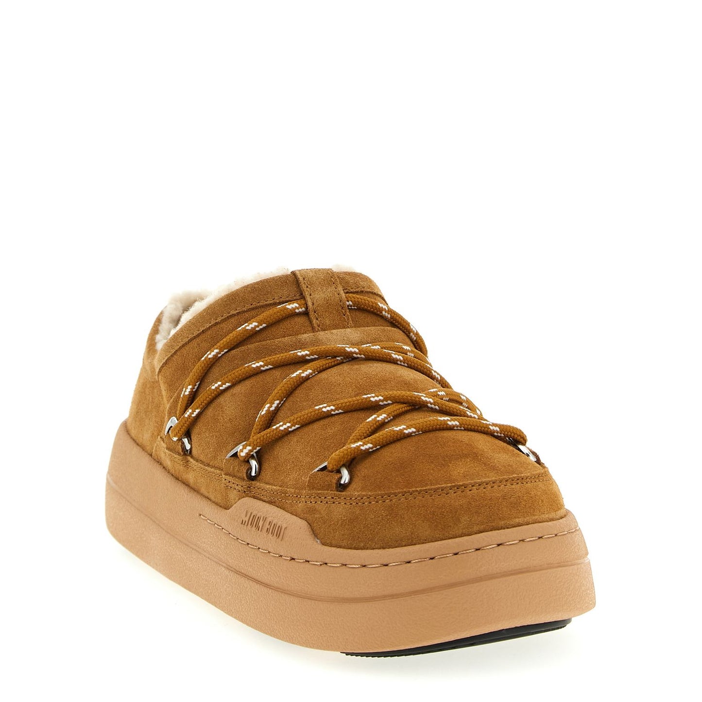 Moon Boot Brown Suede Leather Mules