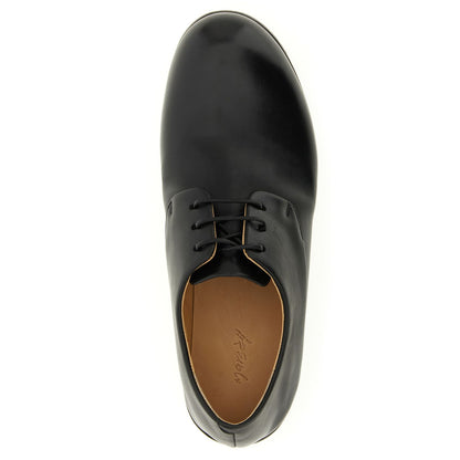Marsell Black Calfskin Oxfords And Derbies