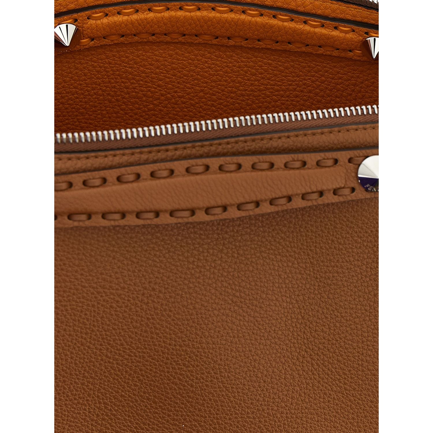 Fendi Brown Calfskin Handbag