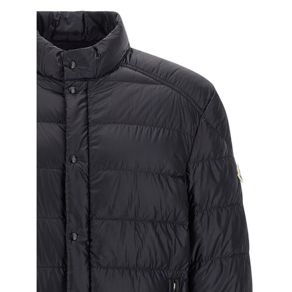 Moncler Blue Polyamide Full-Length Jacket