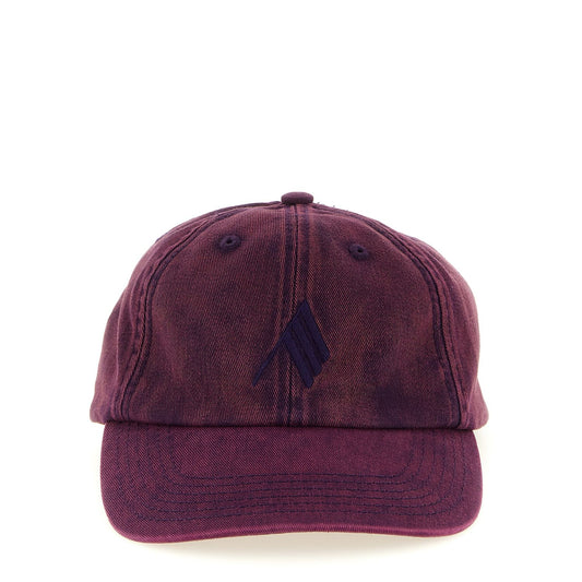 The Attico Purple Cotton Cap (Baseball Hat)