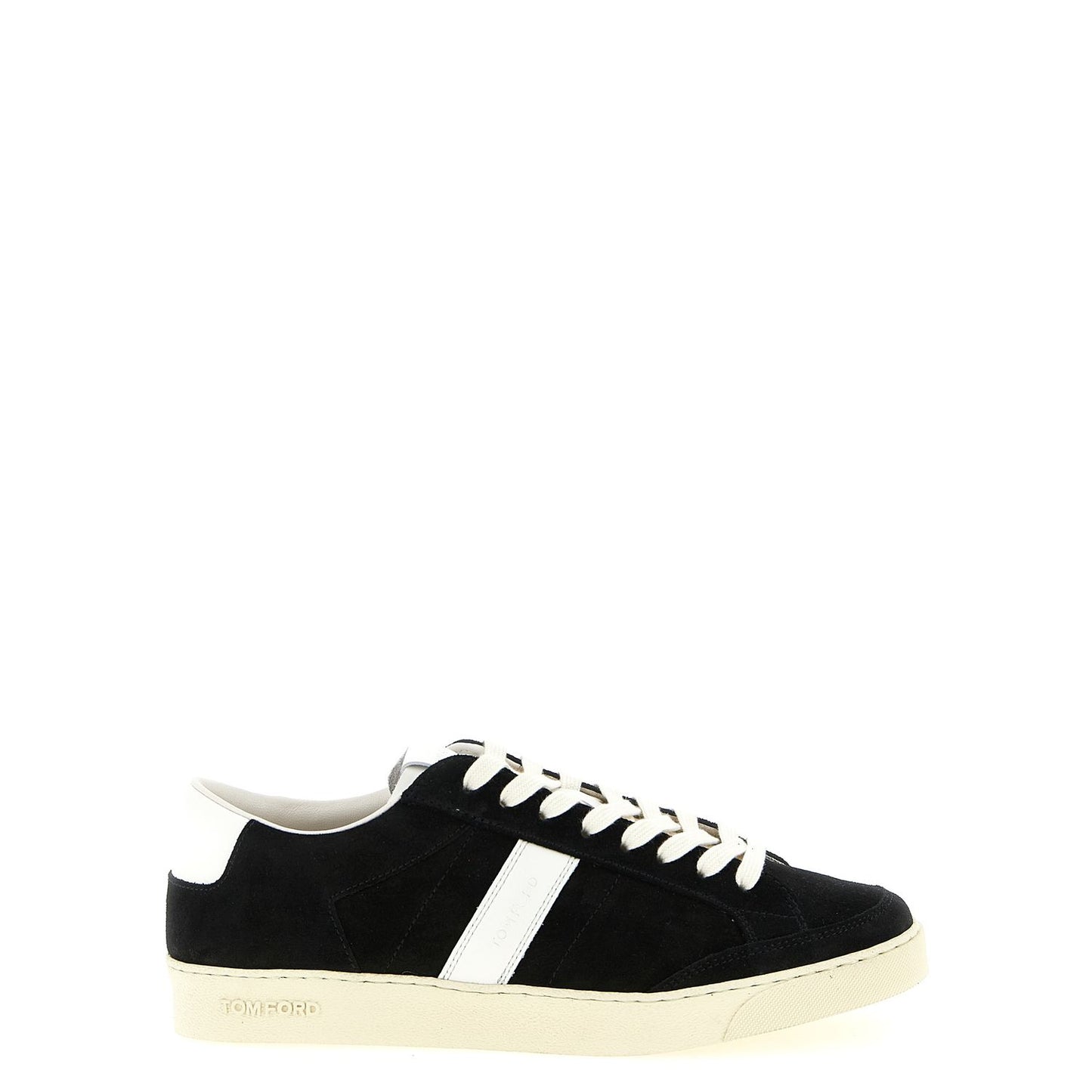 Tom Ford Bicolor Leather Low Top Sneakers