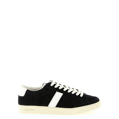 Tom Ford Bicolor Leather Low Top Sneakers