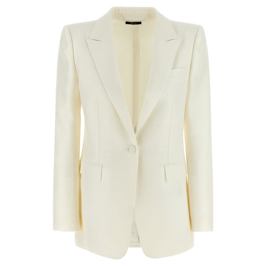 Tom Ford White Wool Blazer
