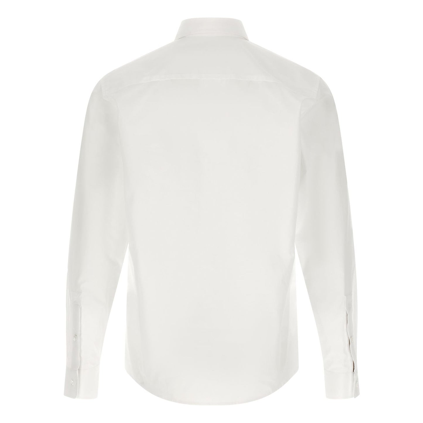 Burberry White Cotton Blouse