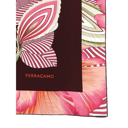 Ferragamo Multicolor Silk Scarf
