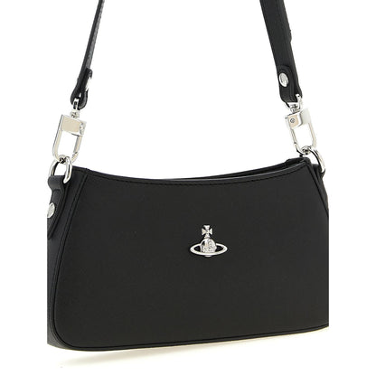 Vivienne Westwood Black Polyethylene Shoulder Bag