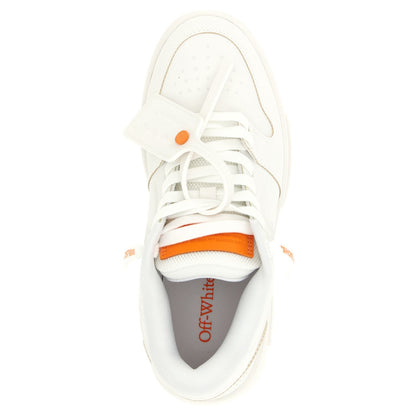 Off-White Orange Plastic Athletic Sneakers