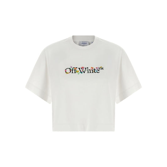 Off-White White Cotton T-Shirt