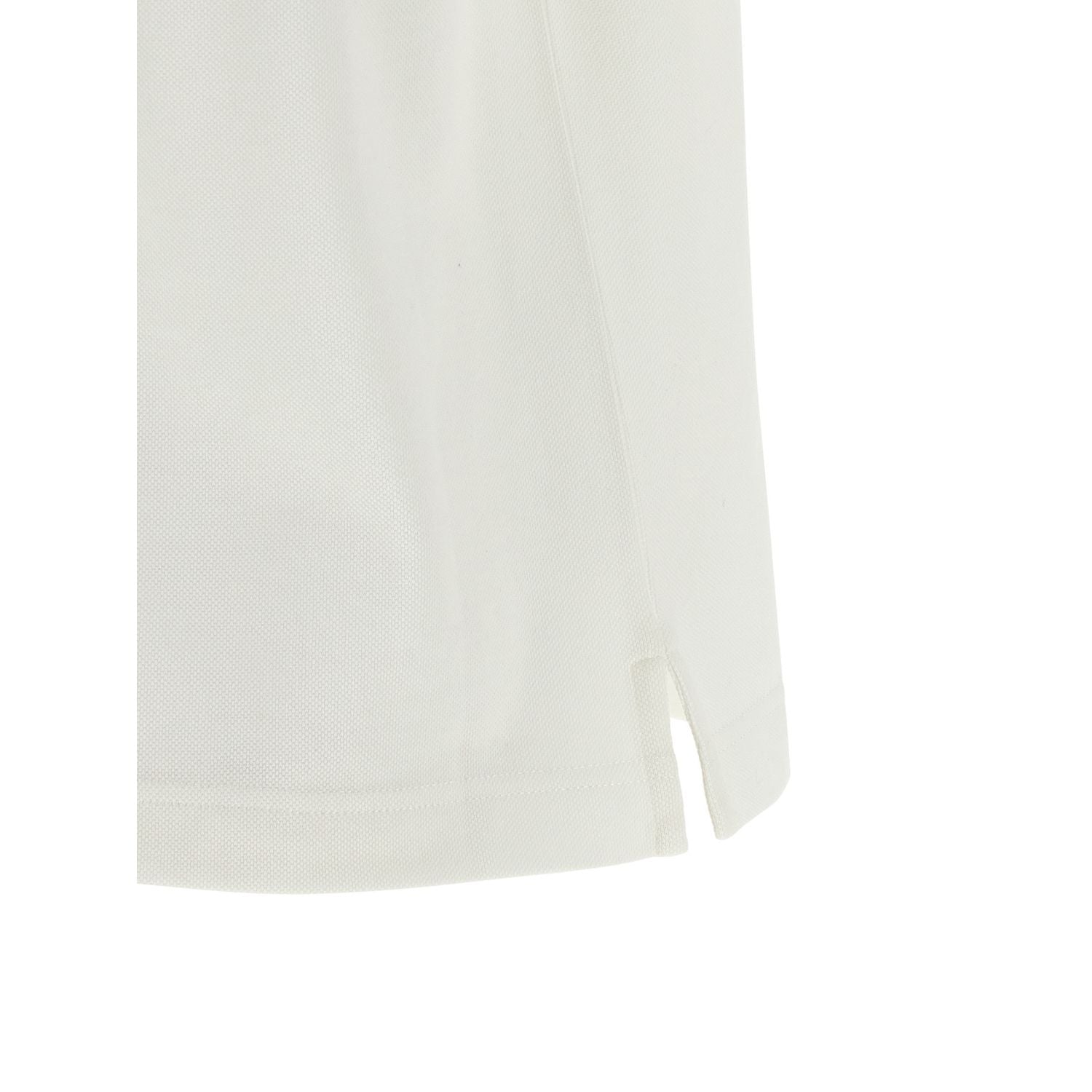 Burberry White Cotton Polo Shirt
