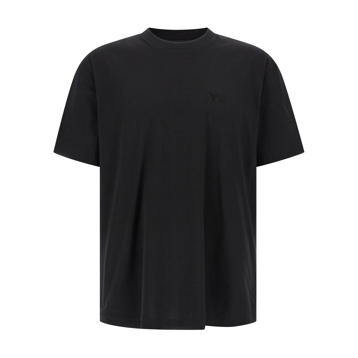 Y-3 Black Cotton T-Shirt