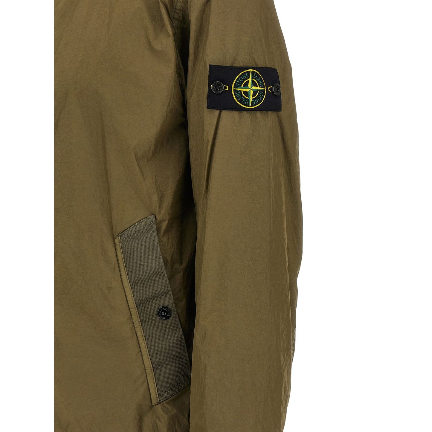 Stone Island Bicolor Polyamide Shell Jacket