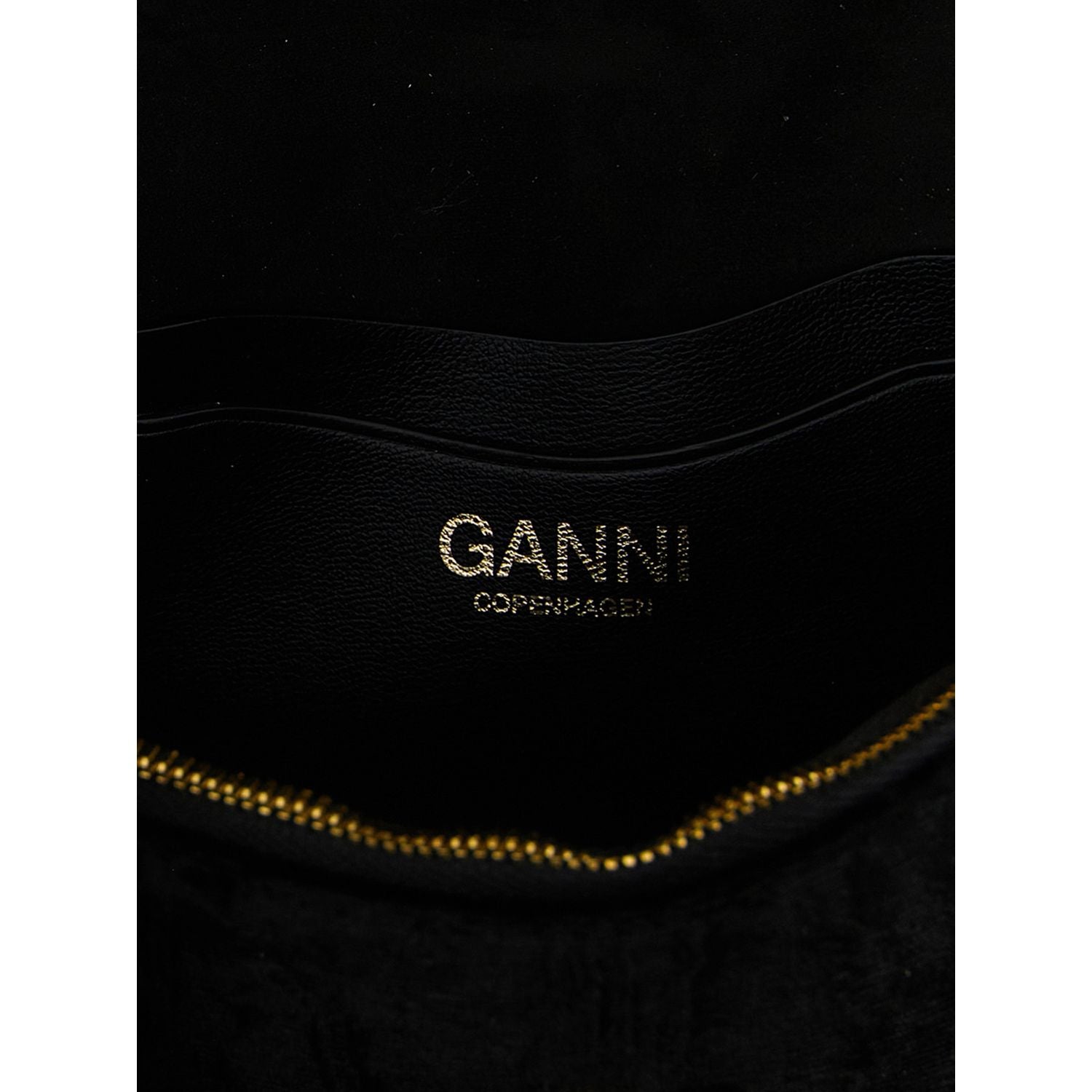 Ganni Black Polyester Cardholder