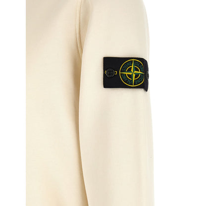 Stone Island Beige Cotton Sweatshirt