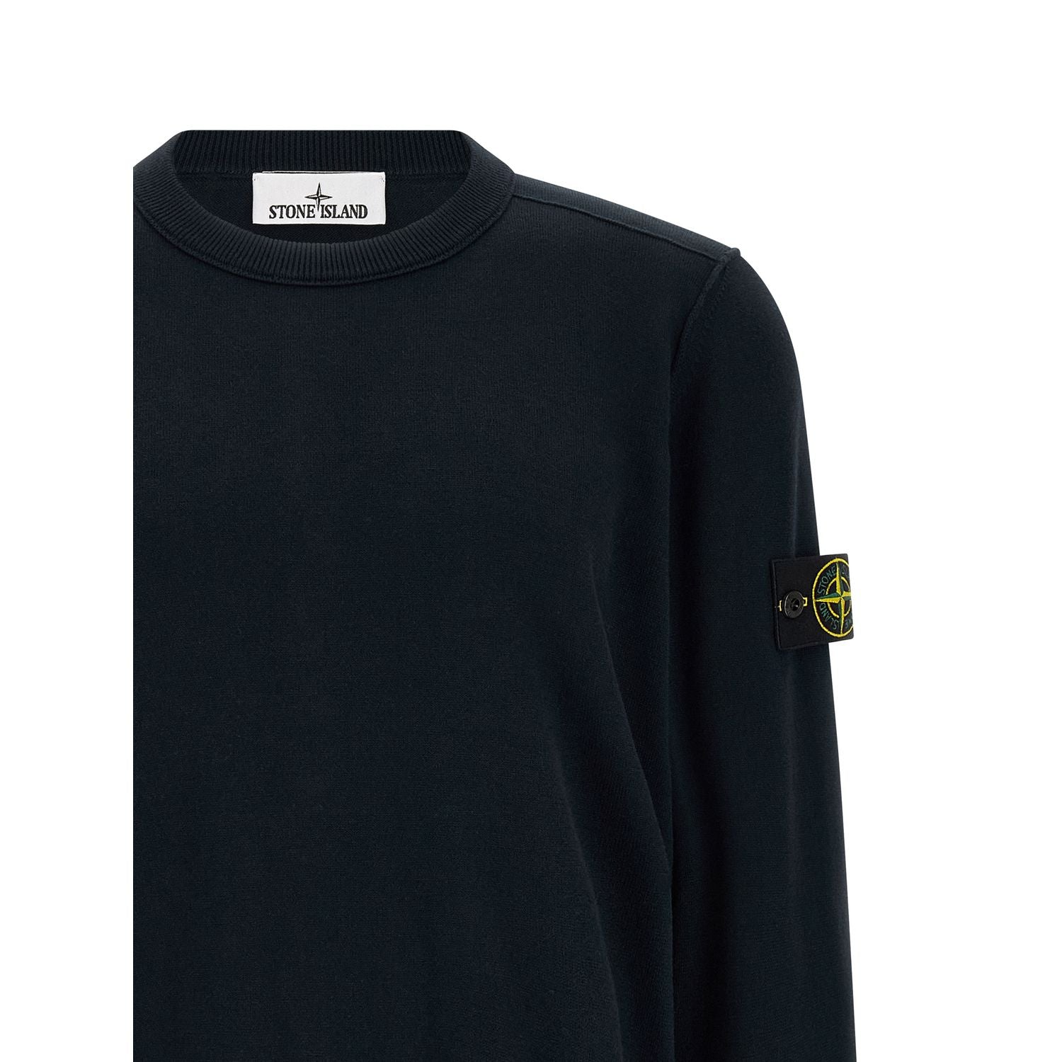 Stone Island Blue Cotton Cardigan