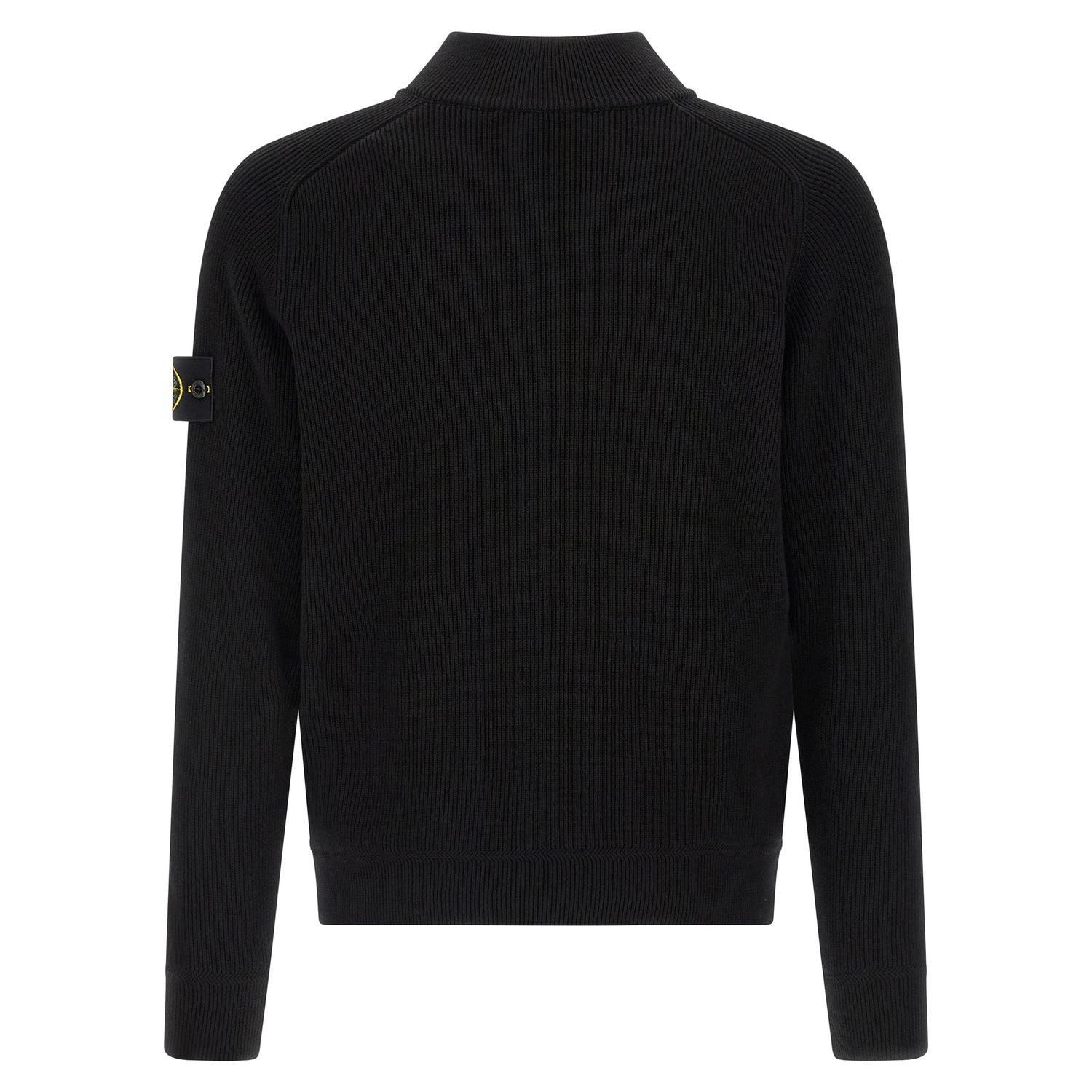 Stone Island Black Cotton Cardigan