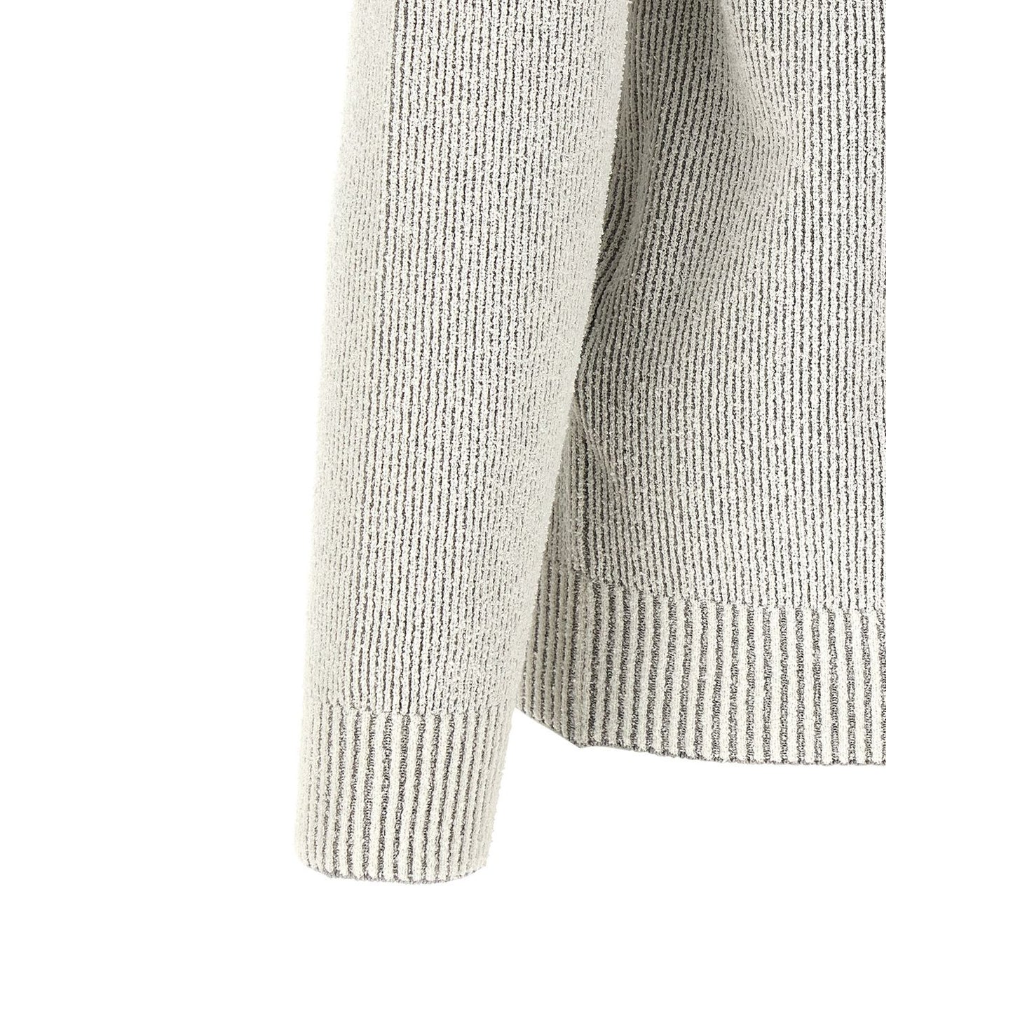 Stone Island Gray Cotton Cardigan