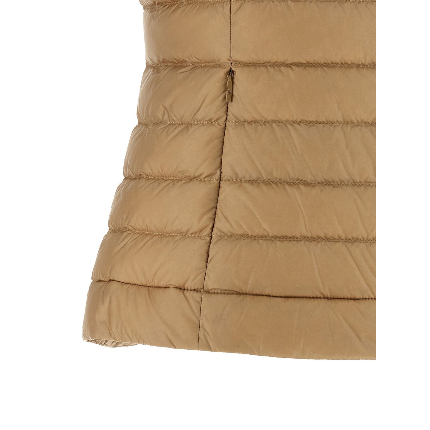 Moncler Beige Polyamide Sleeveless Jacket