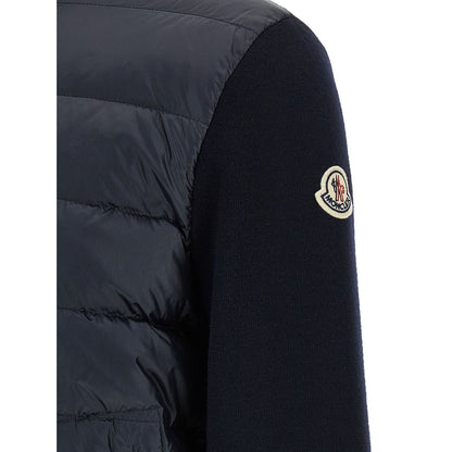 Moncler Blue Polyamide Cardigan