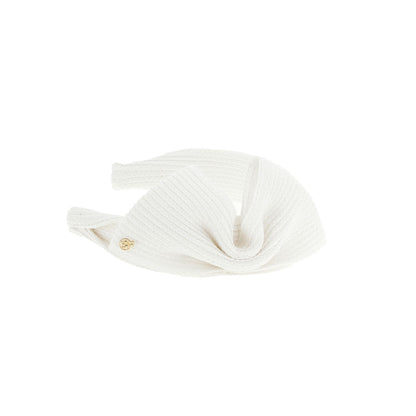 Maison Michel White Papier Headband