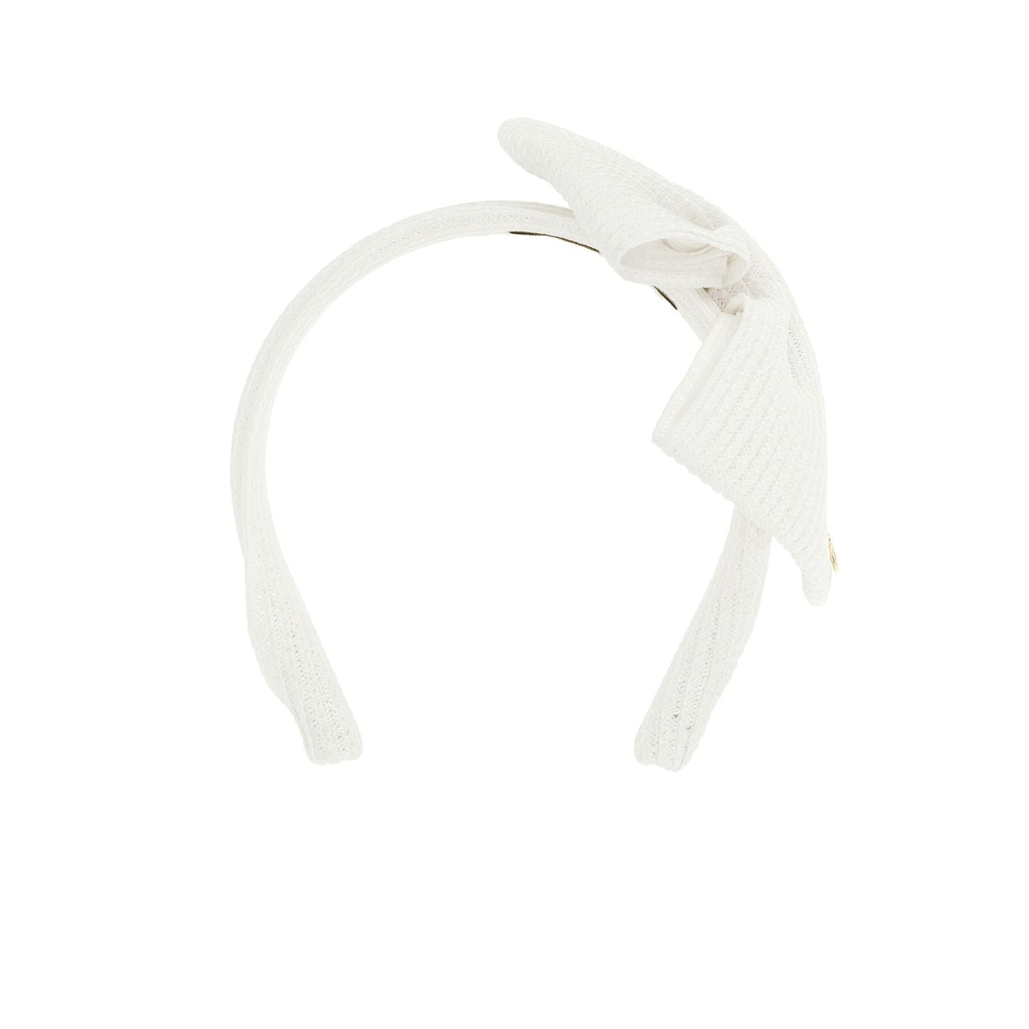 Maison Michel White Papier Headband