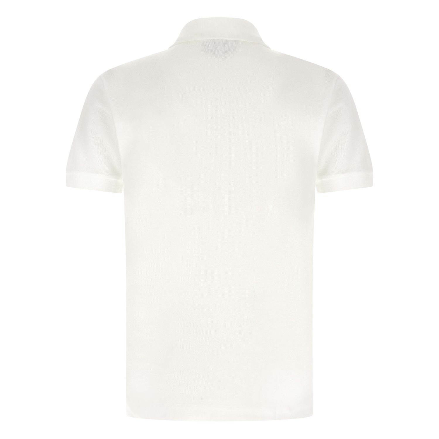 Lacoste White Cotton Polo Shirt