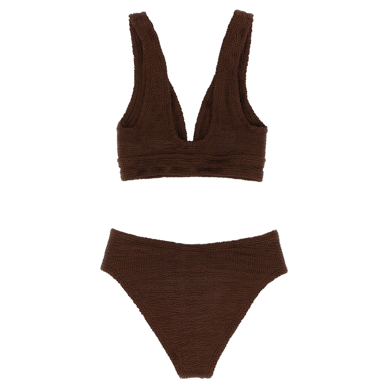 Hunza G Brown Polyamide Bikini