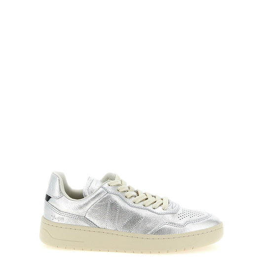 Veja Silver Genuine Leather Low Top Sneakers