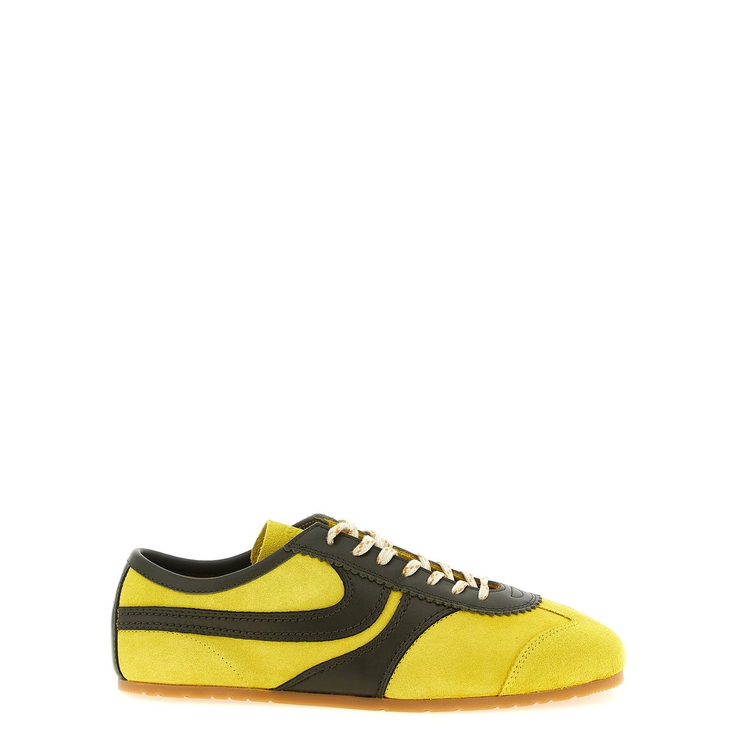 Dries Van Noten Bicolor Calfskin Sneakers