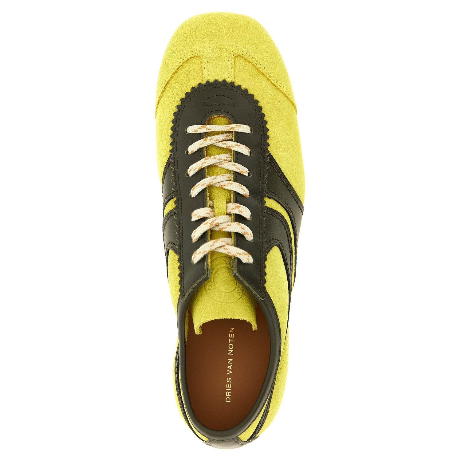 Dries Van Noten Bicolor Calfskin Sneakers