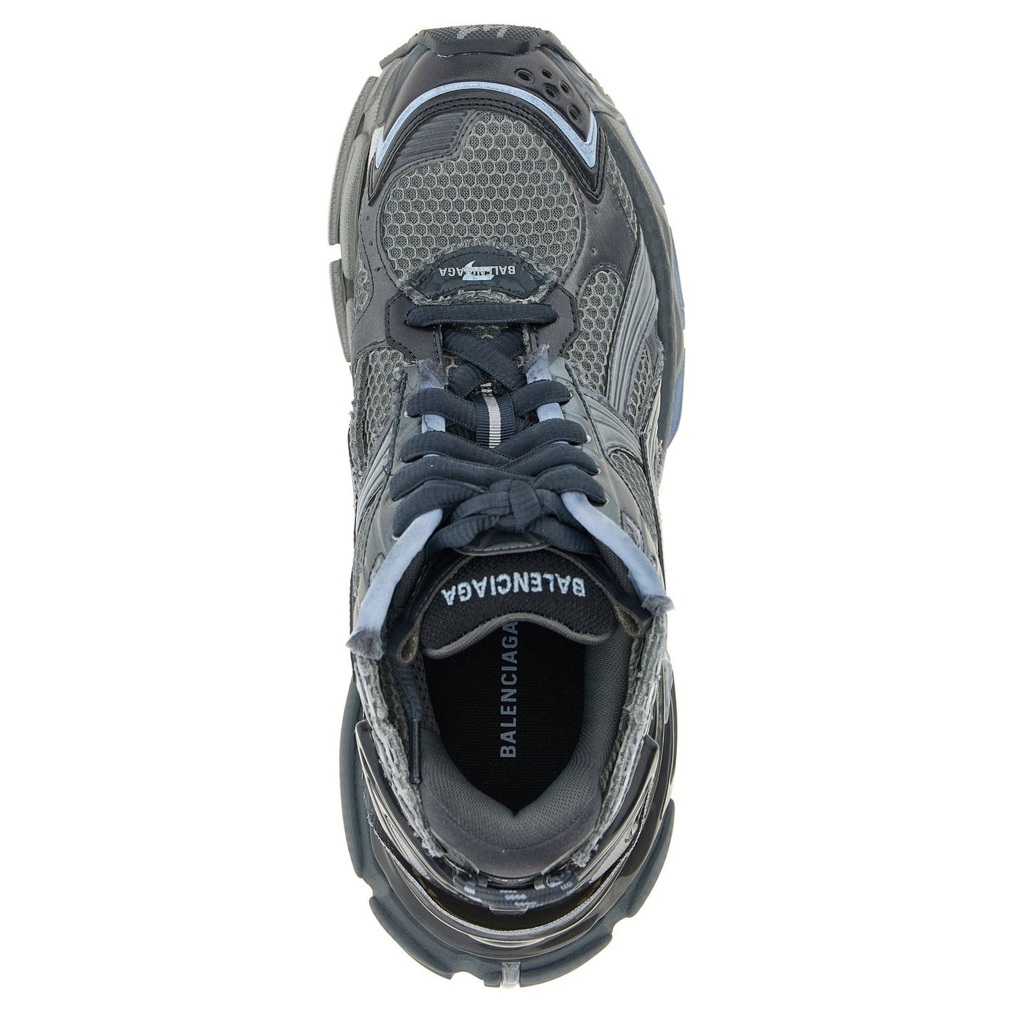Balenciaga Gray Polyethylene Athletic Sneakers