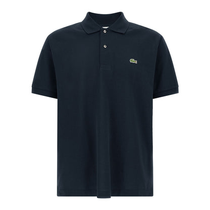 Lacoste Blue Cotton Polo Shirt