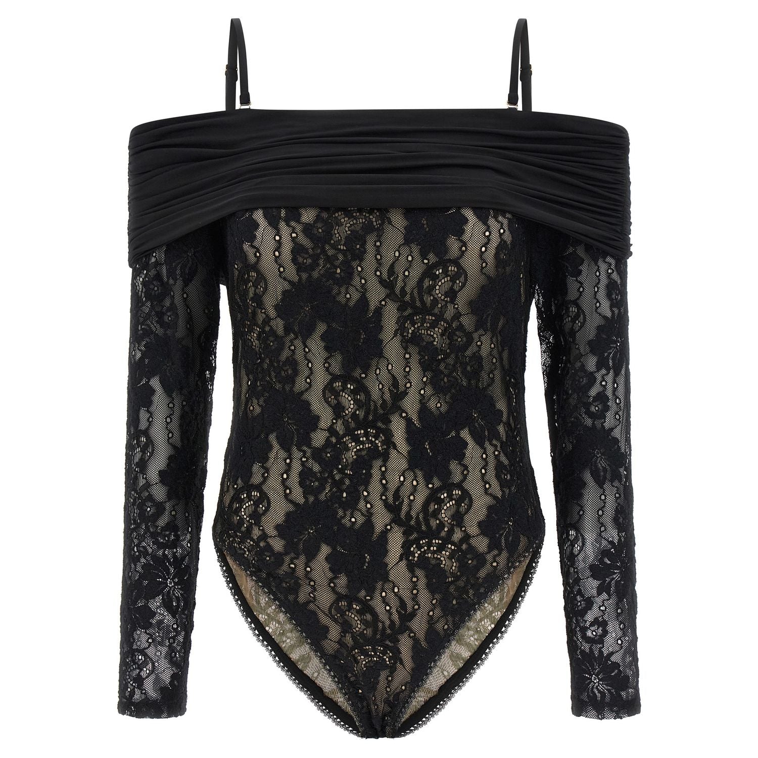 Zimmermann Black Polyamide Bodysuit