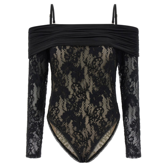 Zimmermann Black Polyamide Bodysuit