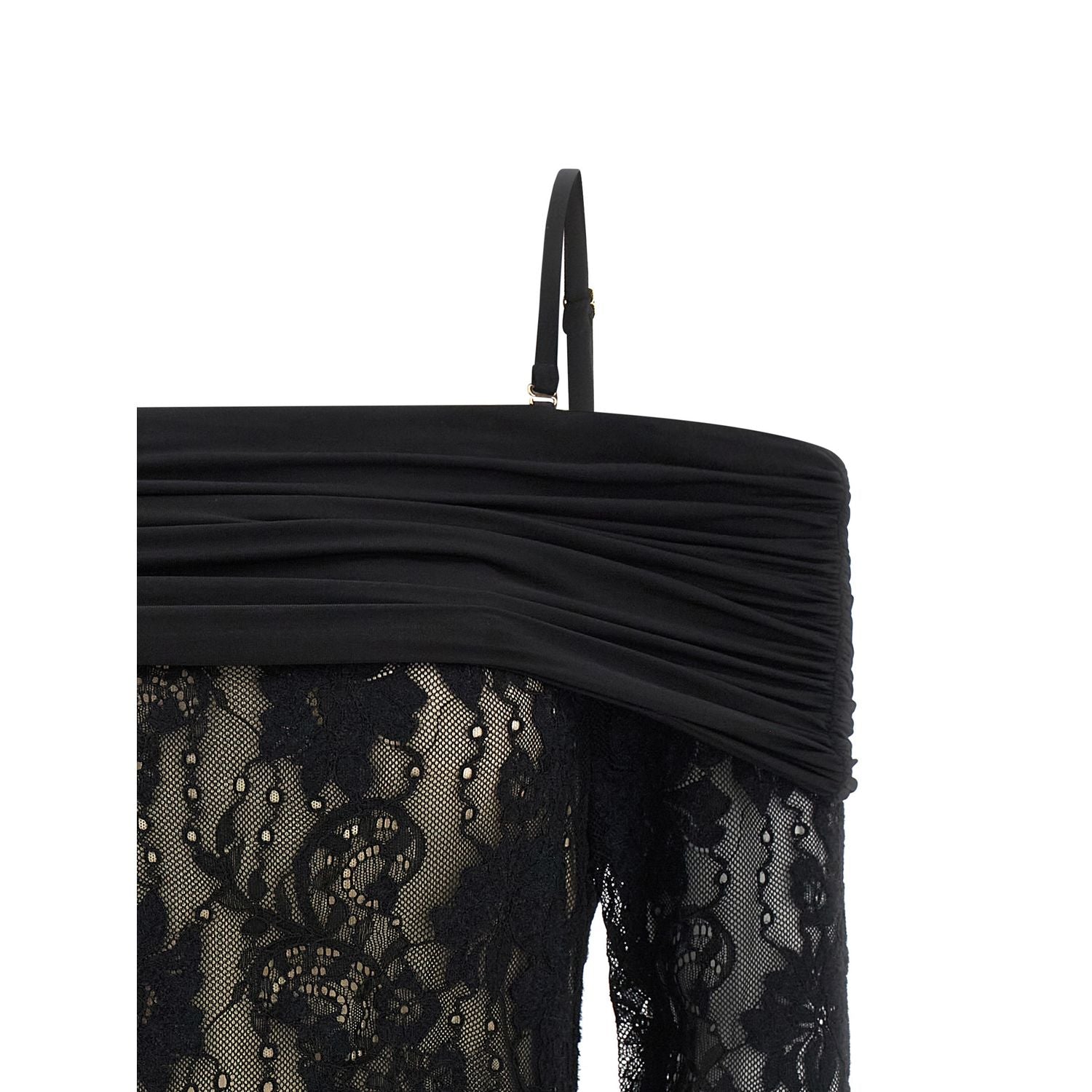 Zimmermann Black Polyamide Bodysuit